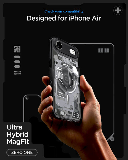 Spigen iPhone Air Case โ Ultra Hybrid Zero One (MagFit)